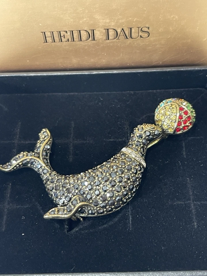 Pin de sello de cristal HEIDI DAUS "Sellado con un beso" - Nuevo con etiquetas Foto 3 de 4