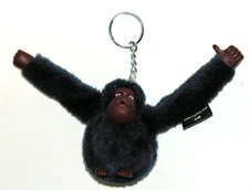 Kipling Thumb Sucking Monkey Keychain Plush Fob Key Ring