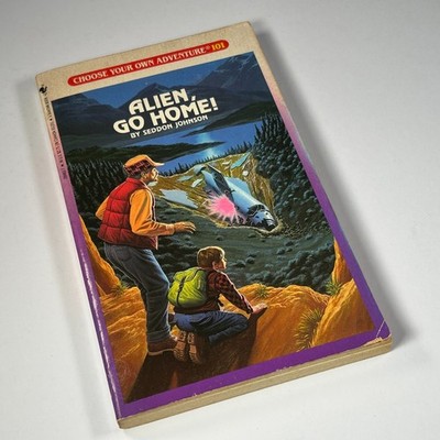 Alien Go Home Choose Your Own Adventure 101 1st Ed 1990 Bantam Book