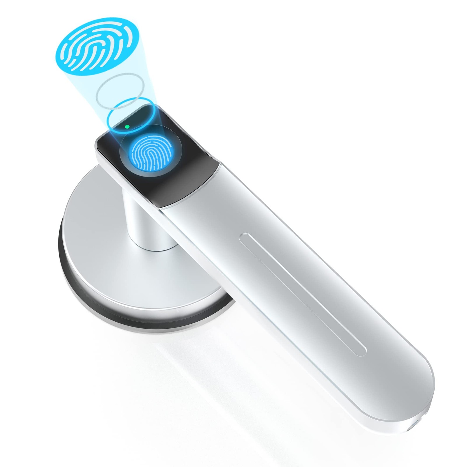 Smart Biometric Fingerprint Door Lock with Keyless Entry & Handle