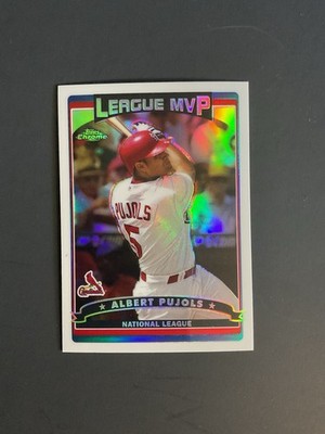 2006 Topps Chrome Albert Pujols Refactor