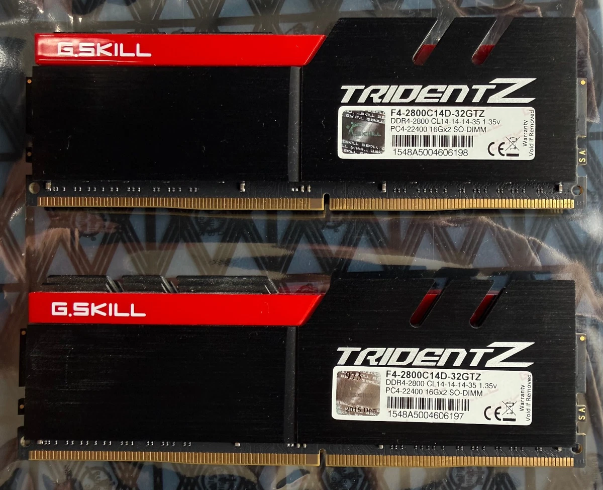 G. SKILL Computer PC4-25600 (DDR4-3200) Bus Speed Memory (RAM) for