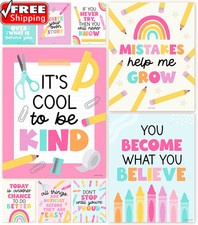 Motivational Poster for Classroom Decor - 9 Growth Mindset Classroom Posters Ele
