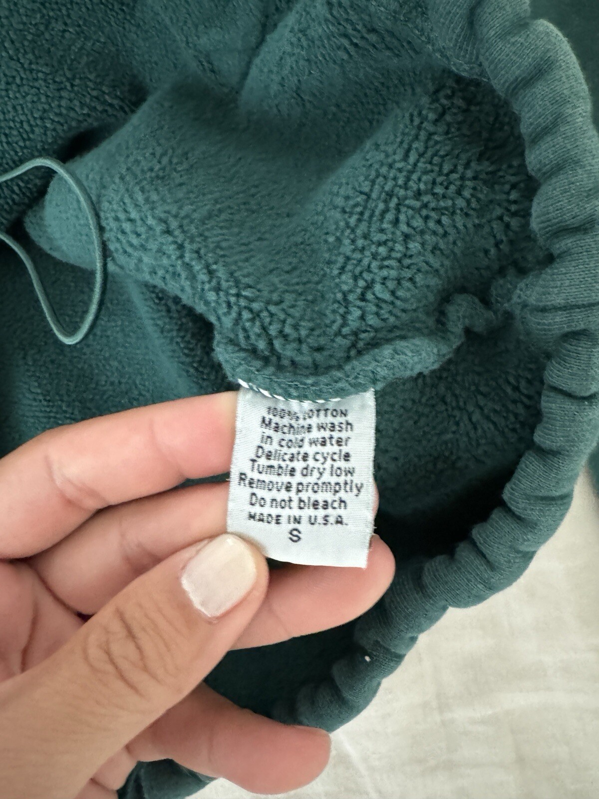 Set Active Green Half Zip Pullover Sweatshirt Siz… - image 7