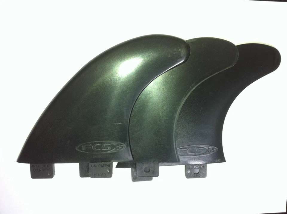 Surfboard FCS Fins G5 Template Quads/Thruster/Twin/Single Fin Black & White Surf - Image 3 of 4