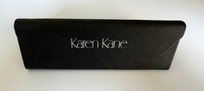 Karen Kane Hard Case Box/Cover Eyewear Glasses - Flat Folding Pocket BLACK
