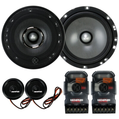 Memphis Audio MS60C MSeries 6-1/2'' Oversized 2-Way Component Speakers 6.75'' NEW
