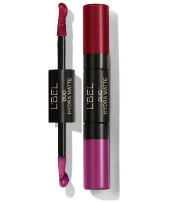 L'Bel HYDRA MATTE 2-in-1 No-Transfer Balm & Moisturizing Lipstick, Vin Intense