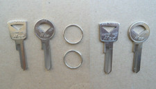 4 Old School Key Blanks For 1952-1966 Ford Classic Car Truck Wagon Etc 2 Each