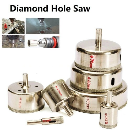 7x/set 10-100mm-Large Diamond Hole Saw 