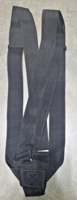 Black Single Web Belt Sling Adjustable Color Guard Parade Flagpole Holder