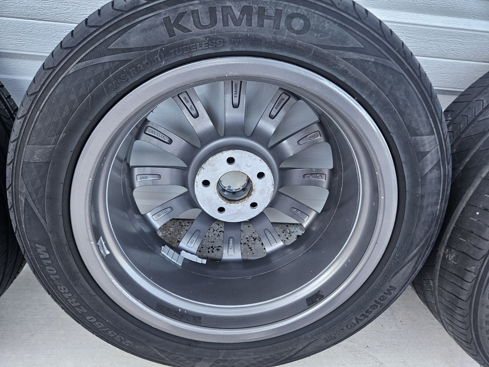 Original Maserati 18" OEM Wheels Rims Quattroporte Ghibli 2014+ Staggered