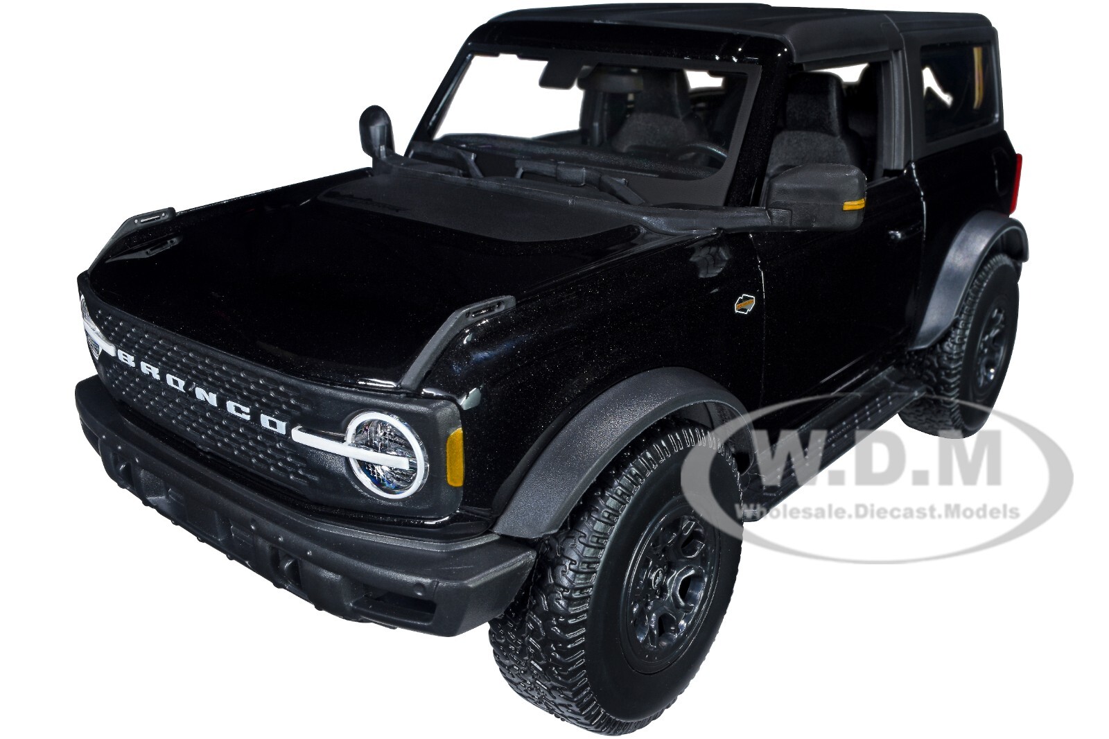 АВТОМОБИЛЬ FORD BRONCO WILDTRAK 2021 ГОДА ВЫПУСКА, ЧЕРНЫЙ, MET. 1/18, ИЗГОТОВЛЕННЫЙ НА ЗАКАЗ КОМПАНИЕЙ MAISTO 31456