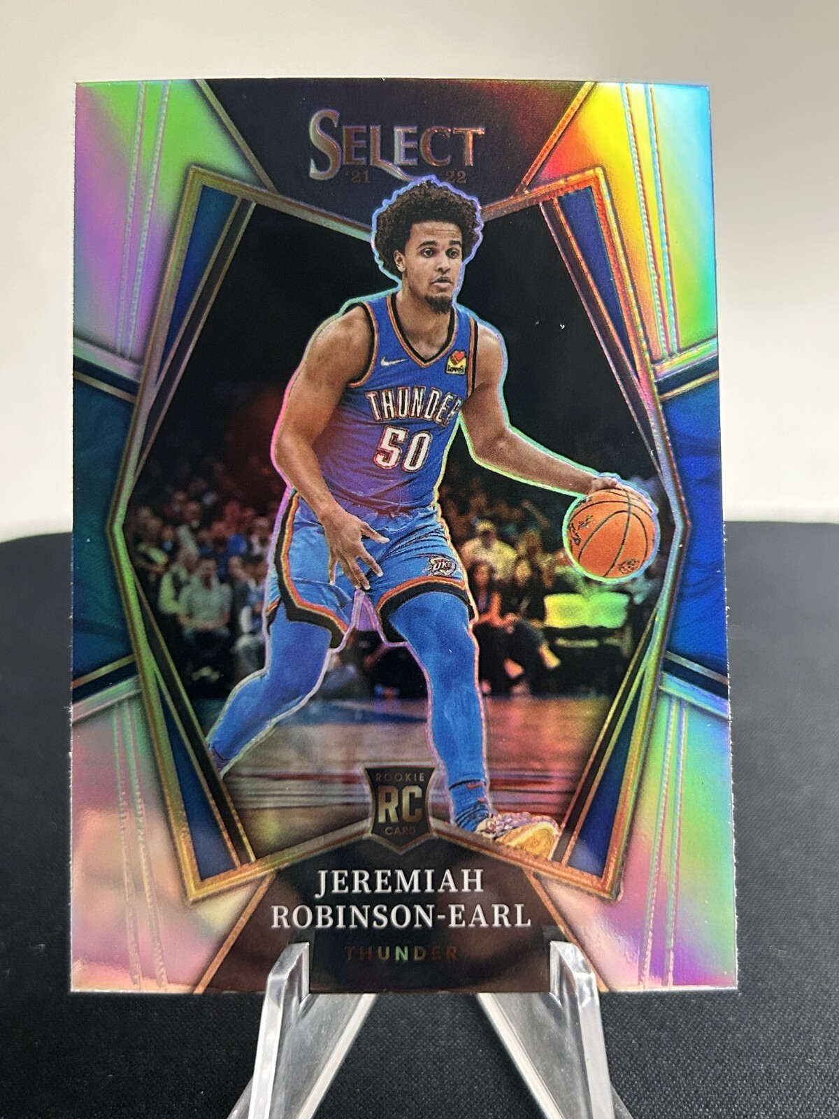 Jeremiah Robinson-Earl 2021-22 Panini Select Premier #182 Silver Rookie RC OKC