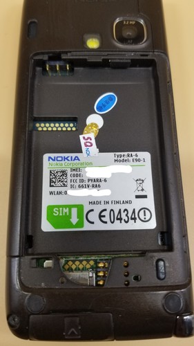 Nokia E90 3G HSDPA 2100 Port na podczerwień Bluetooth Notatnik Telefon komórkowy WIFI GPS - Zdjęcie 14 z 15