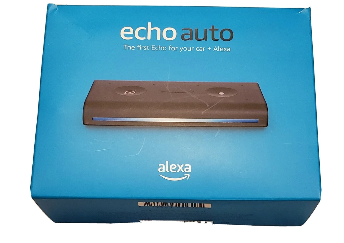 Smart Speaker Echo Auto In Car With Alexa Black