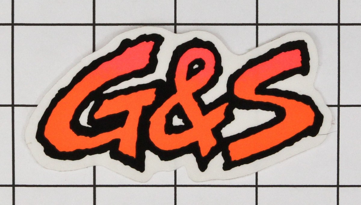 VINTAGE G&Sロゴ ステッカー 5枚セット Vintage G&S Gordon & Smith Skate Skateboard Sticker Decal