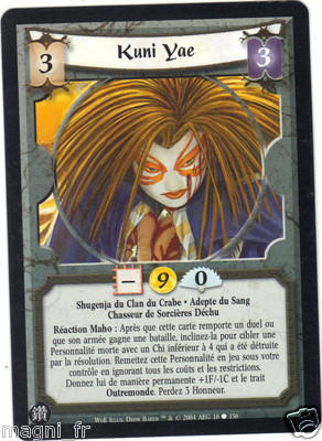 Legend Der Fünf Ringe Nr. 18/156 - Kuni Yae (A4095)