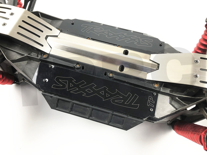 Stainless Steel Chassis Armor Skid Plate Kit for TRAXXAS XMaxx Xmaxx