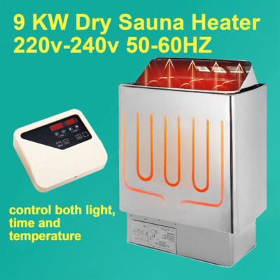 6-9KW Sauna Heater Stove Dry Sauna Stainless Steel Digital Control US STOCK