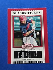 2019 Nico Hoerner ROOKIE RC Panini Contenders Draft #22 Season Ticket 