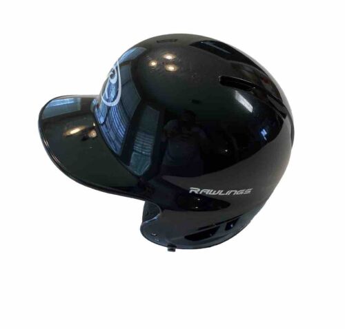 Rawlings Batting Helmet MLTBH-R1 Black Size Fits 6 1/4 6 7/8  Great Condition - Picture 1 of 9