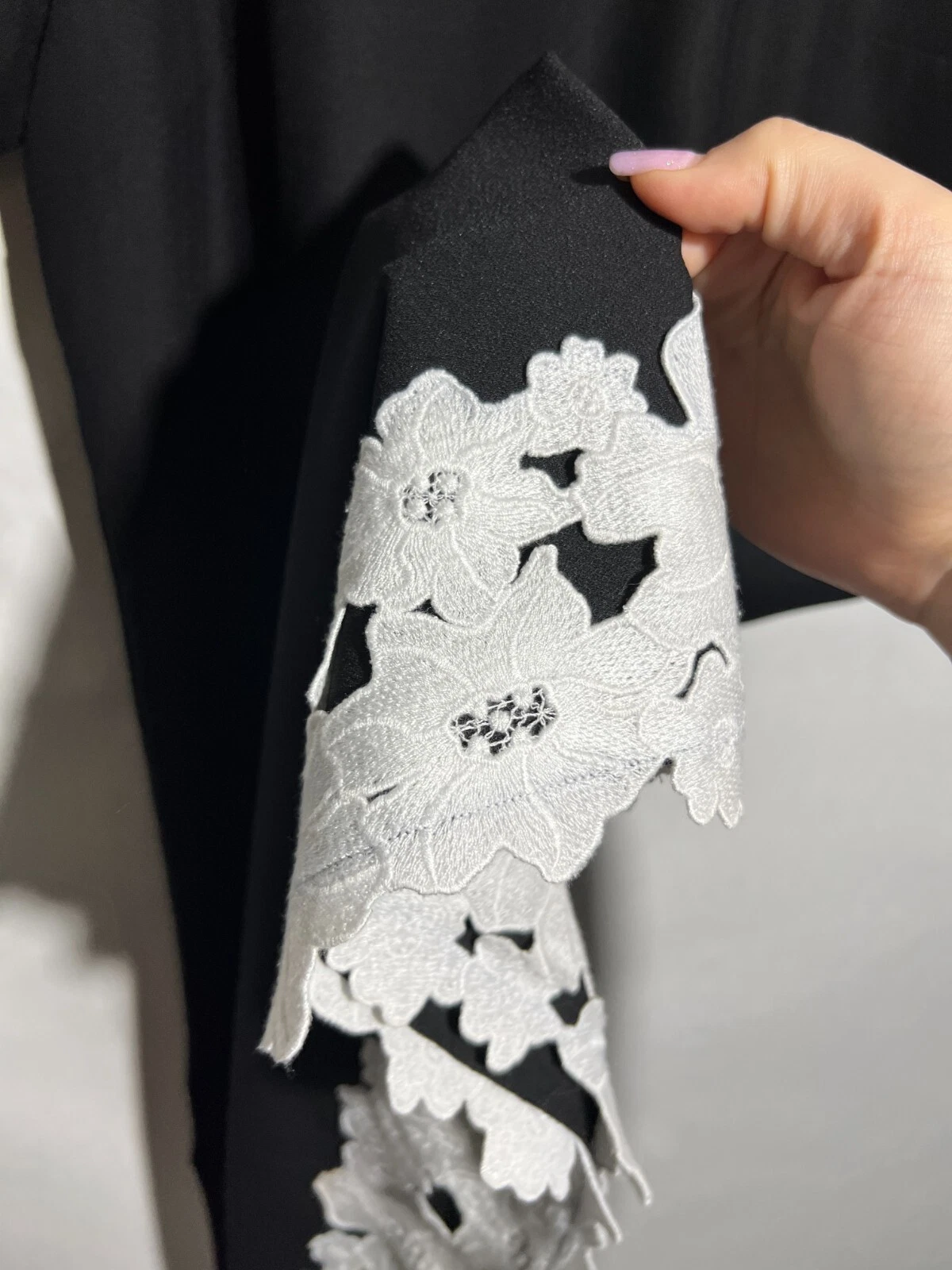 Abito in pizzo Kate Spade raso crepe nero taglia 8