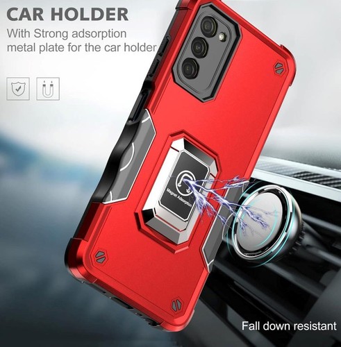 Per Samsung Galaxy Z Flip 6 custodia magnetica ibrida robotica militare supporto anello - Foto 7 di 16