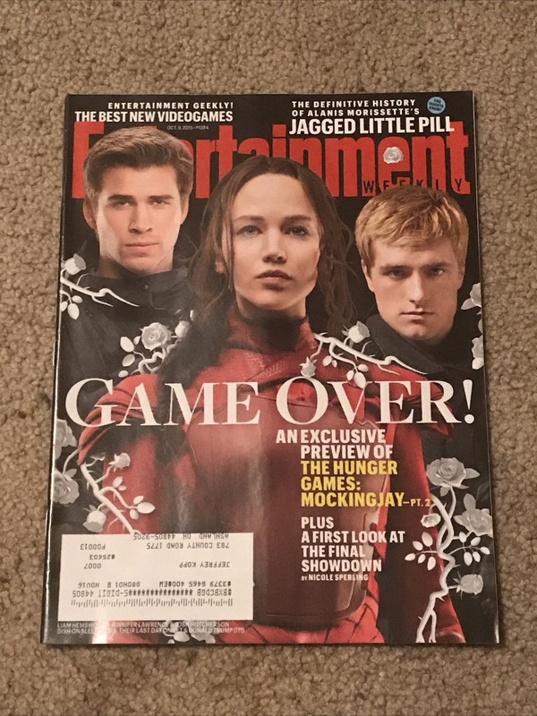 Entertainment Weekly Magazine 2015 Jennifer Lawrence -The Hunger Games VG