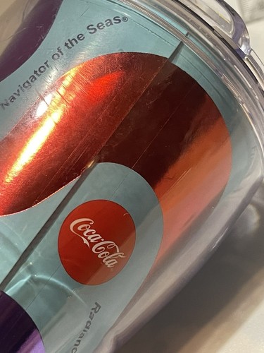Tazas de vaso 2017 Royal Caribbean Cruise Line Coca Cola bebida fría - Imagen 7 de 10