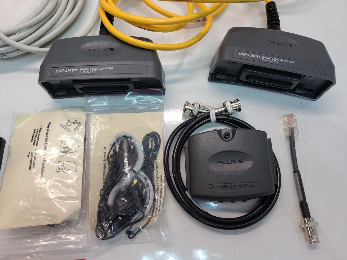 Fluke DSP-4000 Cable Analyzer and DSP-4000SR Smart Remote Fluke DSP-4000 Cable Analyzer and DSP-4000SR Smart Remote