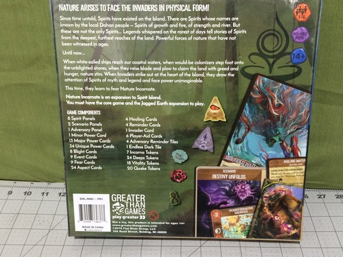 Spirit Island Nature Incarnate Expansion Game New Sealed - Picture 2 of 2
