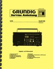 Grundig Satellite 600 Shortwave World Radio Odbiornik INSTRUKCJA SERWISOWA