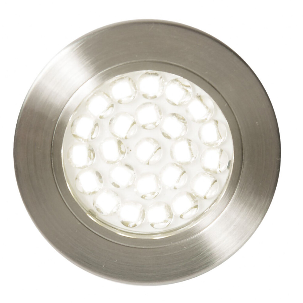 Litecraft Charles Recessed Under Cabinet Light Daylight White LED - Satin Nickel