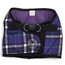 The Worthy Dog Purple Plaid SideKick Harness Vest Puppy Cat T XXS L XL 2XL 3XL