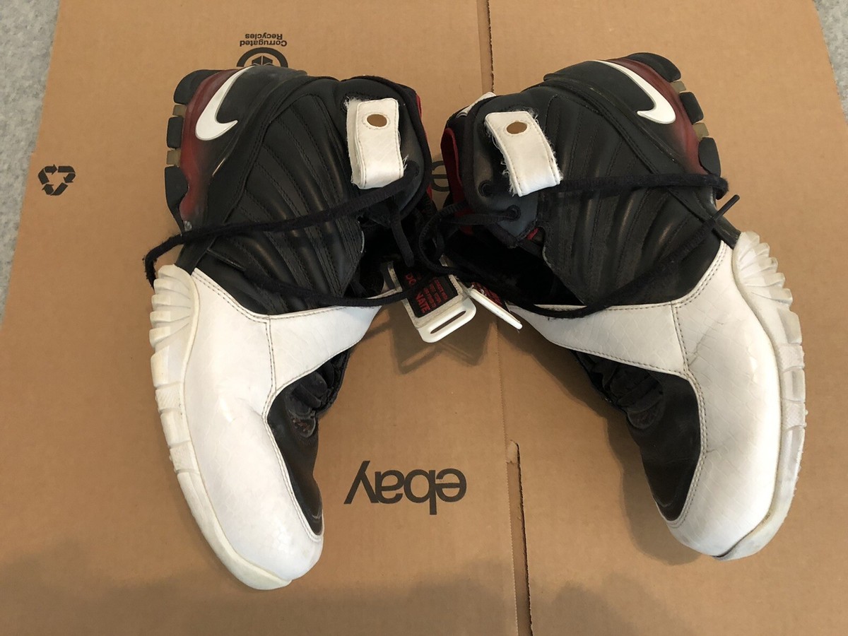 2005 NIKE ZOOM AIR MICHAEL VICK SHOES RARE BLACK WHITE  display picture 1