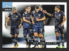 2021 Topps MLS NEW YORK CITY FC Base Card - TEAM CARD - #143
