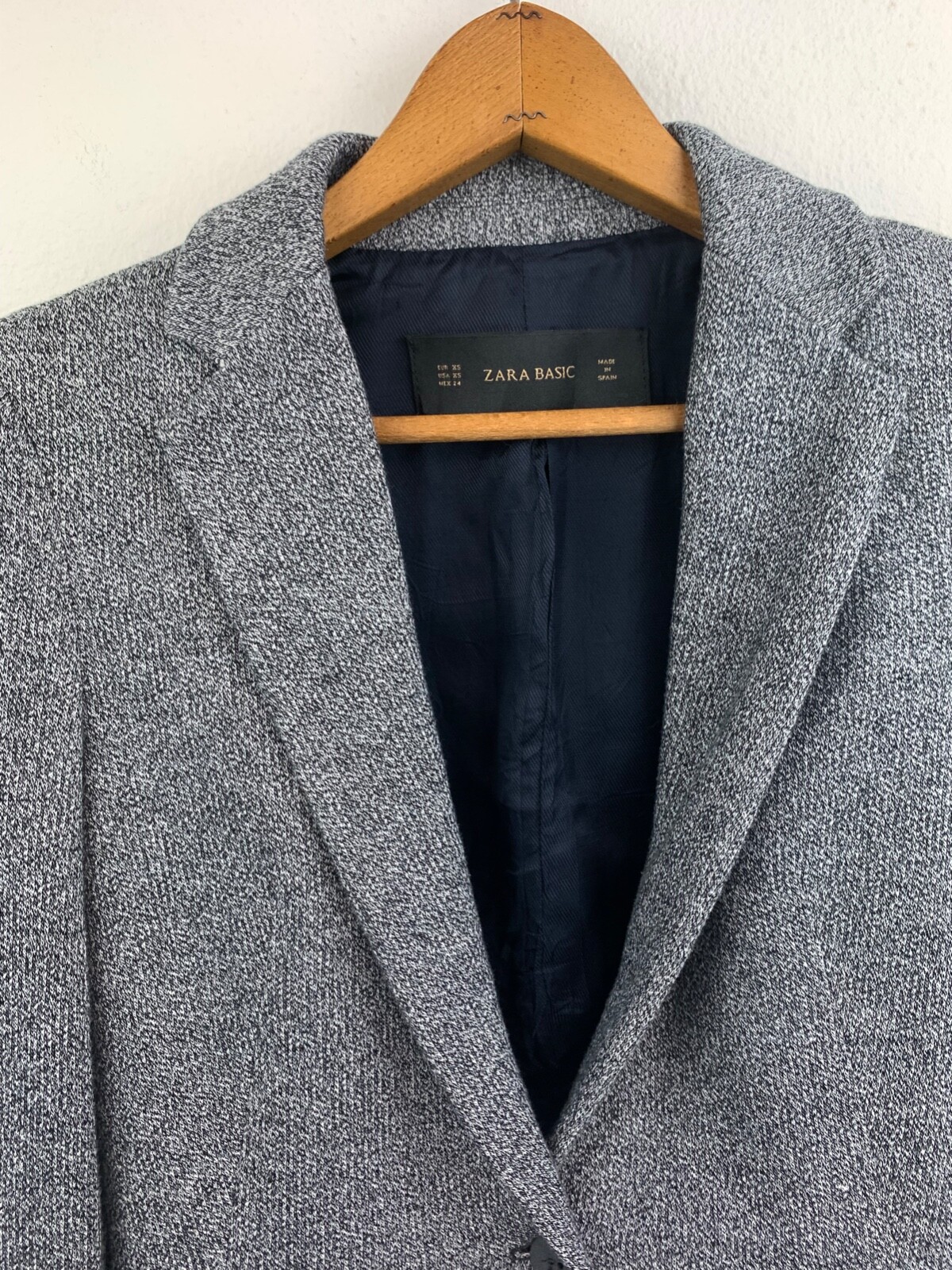 Zara Basic Blazer Jacket Womens Size XS One Butto… - image 4