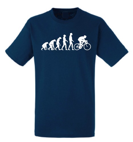 Cycling T Shirt | Classic Evolution of a cyclist Push bike T-Shirt - Picture 10 of 12