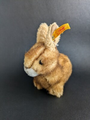 Steiff Hoppel Hase Fahne 080081 ca. 14cm; Zustand sehr gut