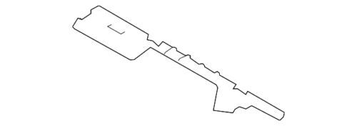 Deflector de aire del soporte del radiador para Ford Lincoln Flex MKT 2013-2019 (P/N DA8Z8326A)