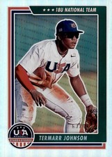 2022 USA Baseball Stars and Stripes Longevity Holo Silver 99 #96 Termarr Johnson