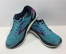 Brooks Transcend 4 Running Shoes Womens Sz 9B Athletic Sneakers Turquoise Teal