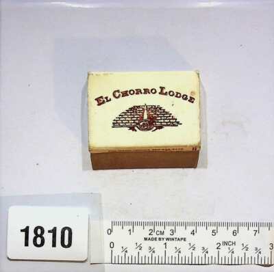 EL EHORRO LOGSE MATCHBOOK MATCHES ARIZONA 85253
