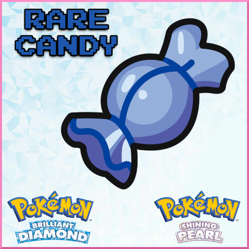 Choose How Many Rare Candy Candies Pokemon Brilliant Diamond Shining
