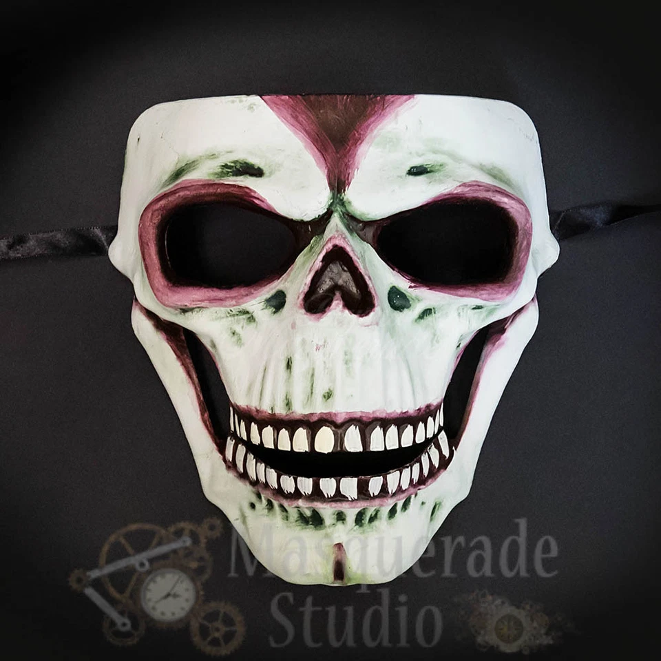 Horror Bloody Creepy Skull Face Costume Festival Halloween Masquerade Mask - Image 2 of 4