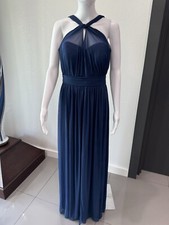 NEW ALFRED SUNG Sofia Blue GOWN DRESS Size 10 $231 NORDSTROM