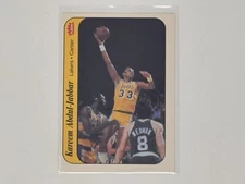 1986-87 Fleer Stickers Kareem Abdul-Jabbar #1 HOF