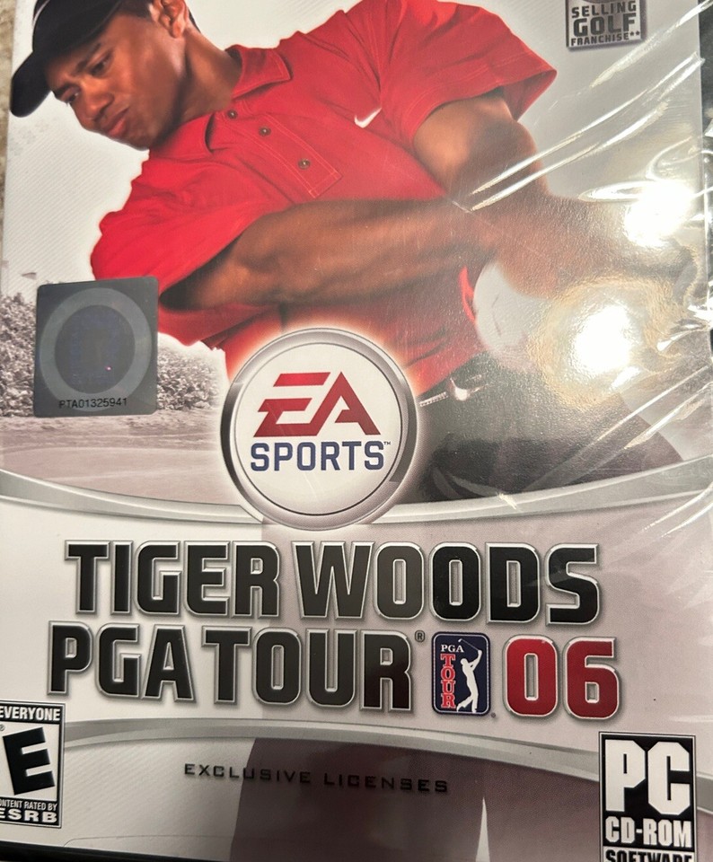 Tiger Woods PGA Tour 06 2006 EA SPORTS Windows PC CD-ROM New Factory ...