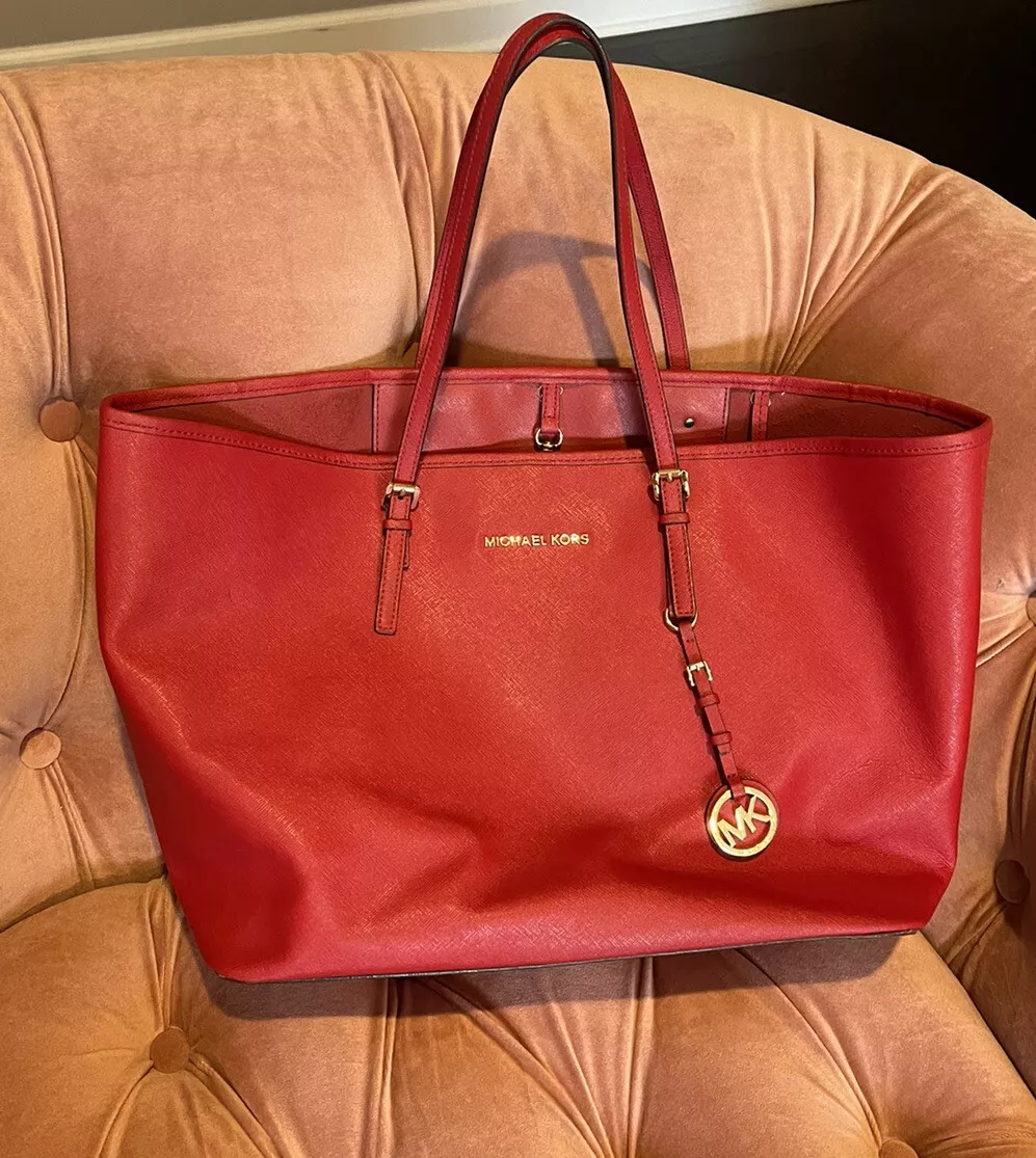 Michael Kors Red Tote Bags for Women for sale